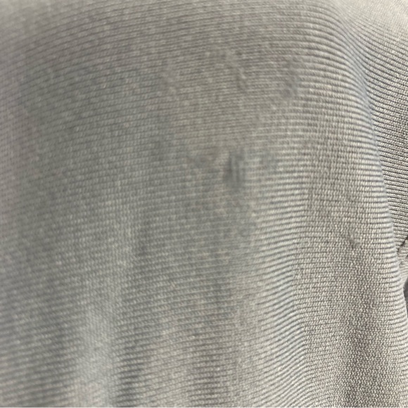 PATAGONIA Womens Bandha Dress Gray Twist Front Cap Sleeves Stretch SZ M Qck Dry - Picture 8 of 8